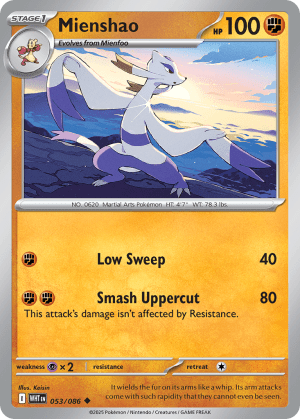 Mienshao (Master Ball Reverse Holofoil)