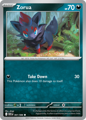 Zorua (Master Ball Reverse Holofoil)