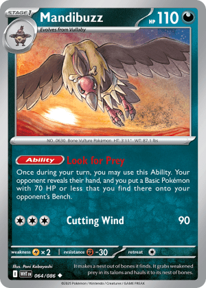 Mandibuzz (Master Ball Reverse Holofoil)