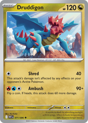 Druddigon (Reverse Holofoil)