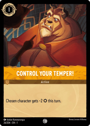 Control Your Temper! (Cold Foil)