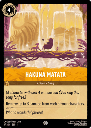 Hakuna Matata (Cold Foil)
