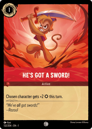 He's Got a Sword!
