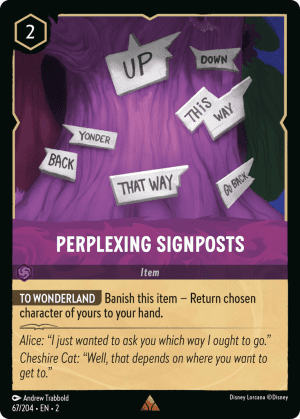 Perplexing Signposts (Cold Foil)