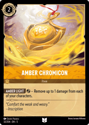 Amber Chromicon (Cold Foil)