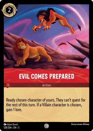 Evil Comes Prepared (Cold Foil)