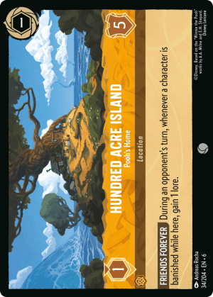 Hundred Acre Island (Cold Foil)