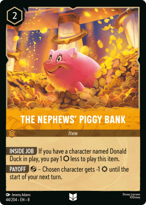 The Nephews' Piggy Bank (Cold Foil)