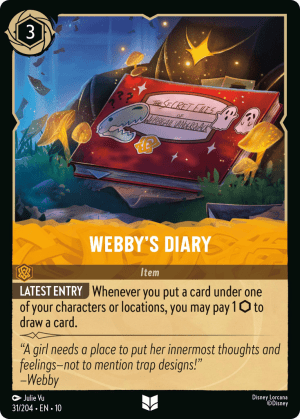 Webby's Diary (Cold Foil)
