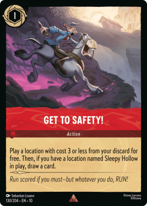 Get to Safety! (Cold Foil)