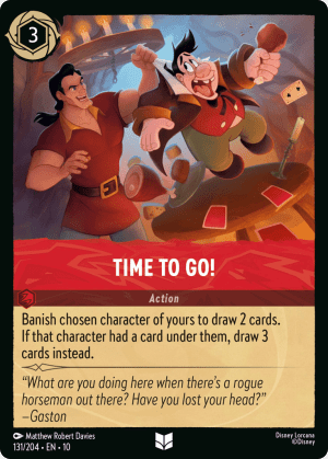 Time to Go! (Cold Foil)