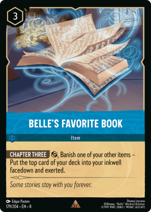 Belle's Favorite Book (Cold Foil)