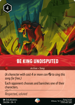 Be King Undisputed (Holofoil)