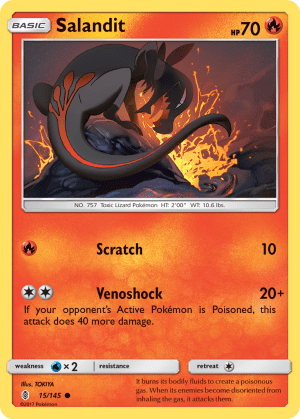 Salandit (Water Web Holofoil)