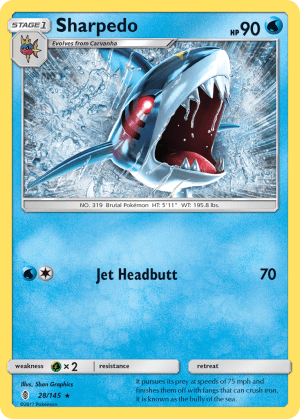 Sharpedo (Reverse Holofoil)