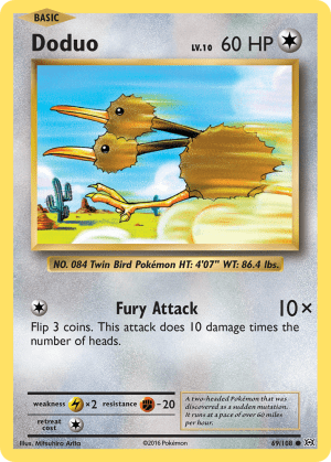 Doduo (Reverse Holofoil)