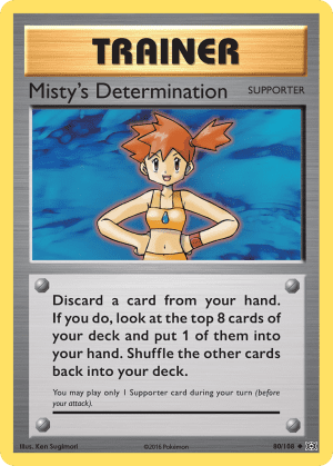 Misty's Determination (Reverse Holofoil)