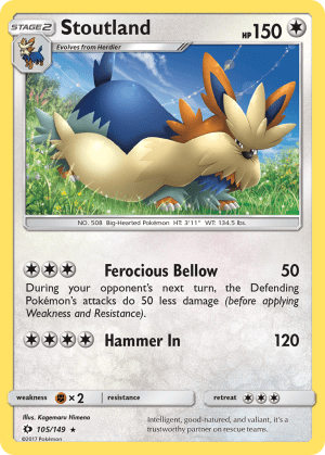 Stoutland (Reverse Holofoil)