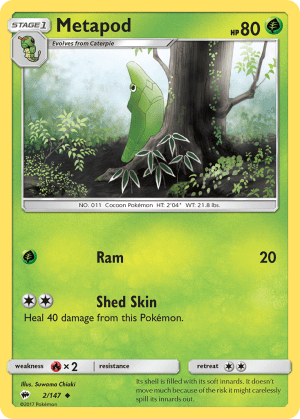 Metapod (Reverse Holofoil)