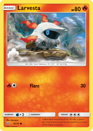Larvesta (Reverse Holofoil)