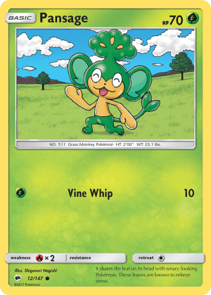 Pansage (Reverse Holofoil)