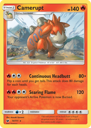Camerupt (Reverse Holofoil)