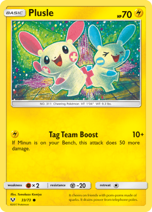 Plusle (Reverse Holofoil)