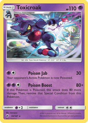 Toxicroak (Reverse Holofoil)