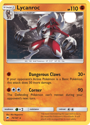 Lycanroc (Reverse Holofoil)