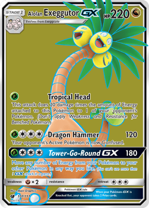 Alolan Exeggutor-GX (Holofoil)