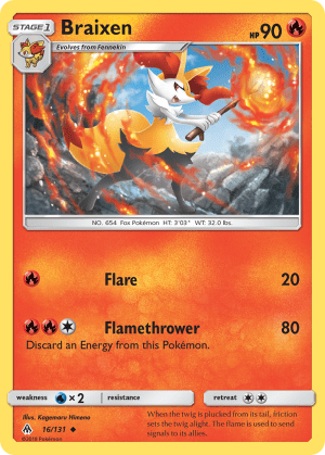 Braixen (Reverse Holofoil)