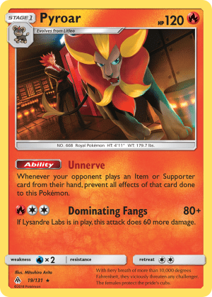 Pyroar (Reverse Holofoil)