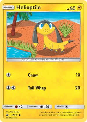 Helioptile (Reverse Holofoil)
