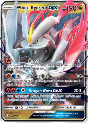 White Kyurem-GX (Holofoil)