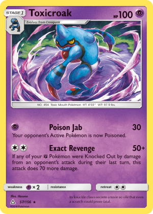 Toxicroak (Reverse Holofoil)