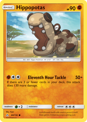 Hippopotas (Reverse Holofoil)