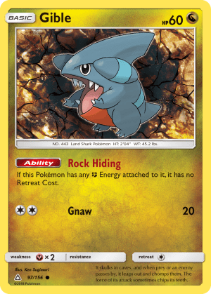 Gible (Reverse Holofoil)