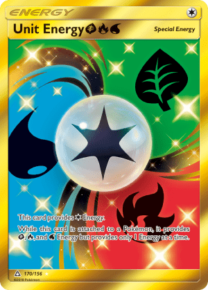 Unit Energy GrassFireWater (Holofoil)
