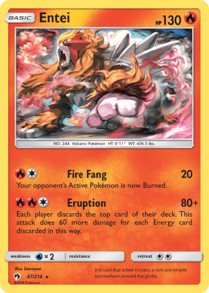 Entei (Reverse Holofoil)