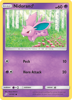 Nidoran ♂ (Reverse Holofoil)