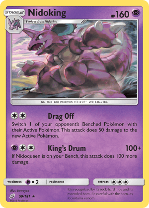 Nidoking (Reverse Holofoil)