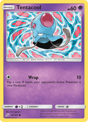 Tentacool (Reverse Holofoil)