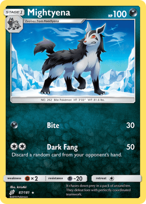 Mightyena (Reverse Holofoil)