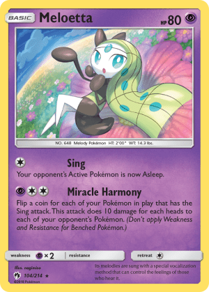 Meloetta (Reverse Holofoil)