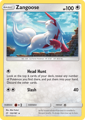 Zangoose (Reverse Holofoil)
