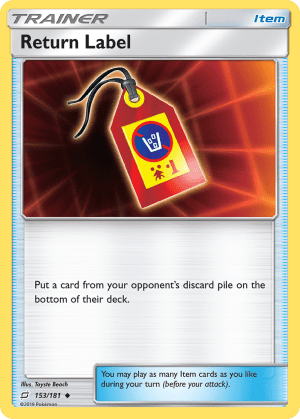 Return Label (Reverse Holofoil)