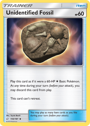Unidentified Fossil (Reverse Holofoil)