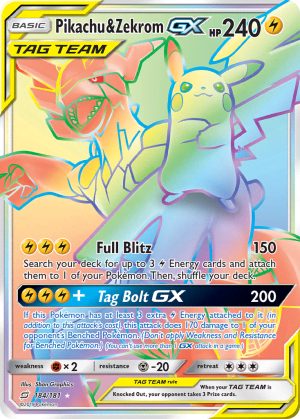 Pikachu & Zekrom-GX (Holofoil)