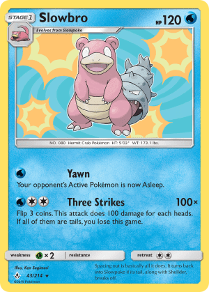 Slowbro (Reverse Holofoil)