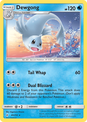 Dewgong (Reverse Holofoil)
